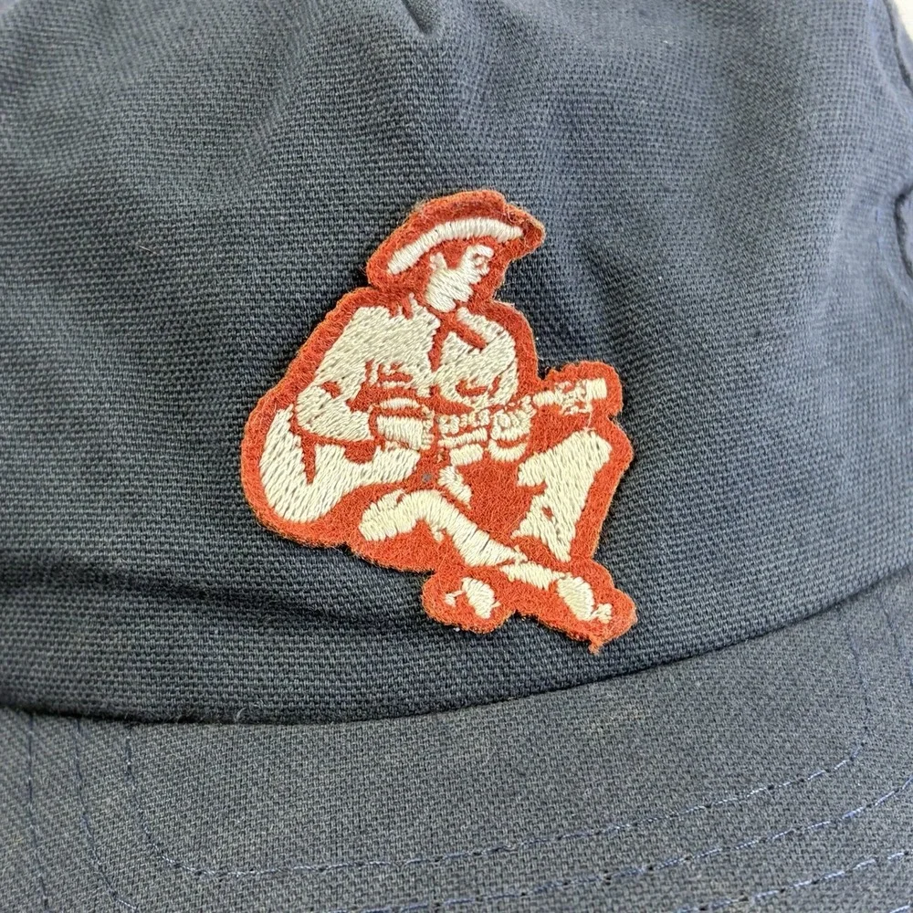 The Hank Hat - Sendero Provisions Co Hat Cap Snap Back Navy Blue Patch Mens - Picture 2 of 7